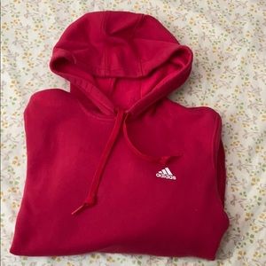 red adidas hoodie